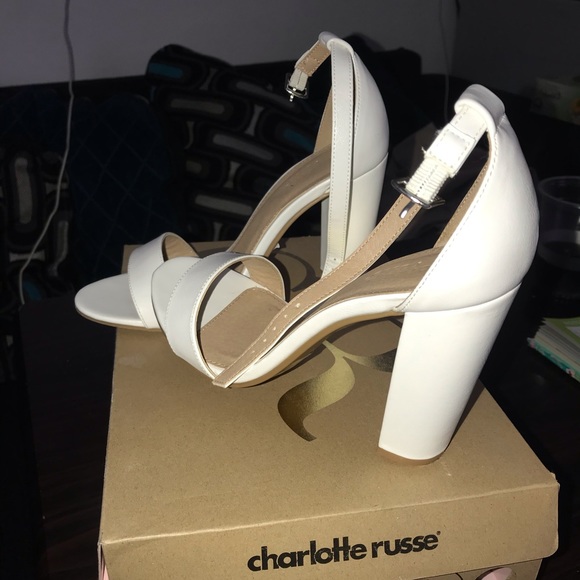 Shoes - SOLD!!! WHITE HEELS